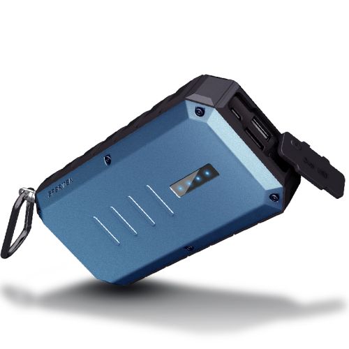 iWalk Spartan 13000mAh Water/Stof/Schokproof Dual USB Powerbank Blauwgroen