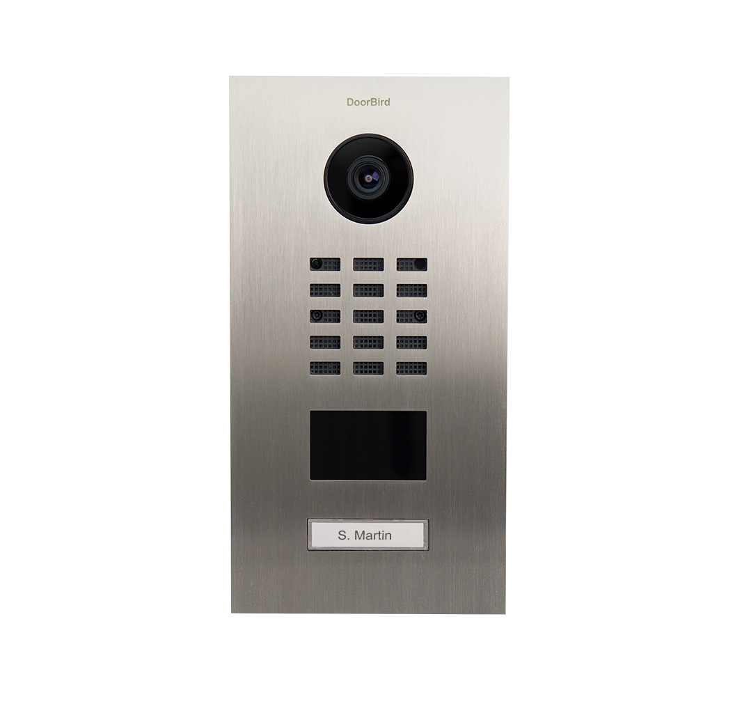 DoorBird IP Video Door Station D2101V, RVS V2A, geborsteld 423870055