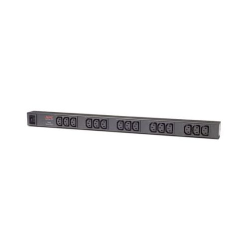 APC Rack PDU, Basic, Zero U, 16A, 208/230V, (15) C13 AP9572