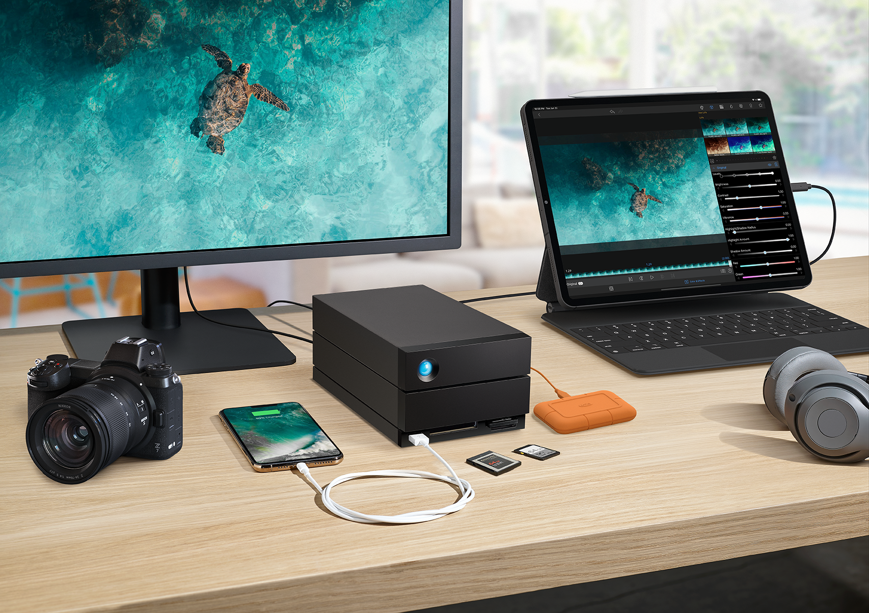 48TB LaCie 2big Dock v2 Thunderbolt 3 STLG48000400