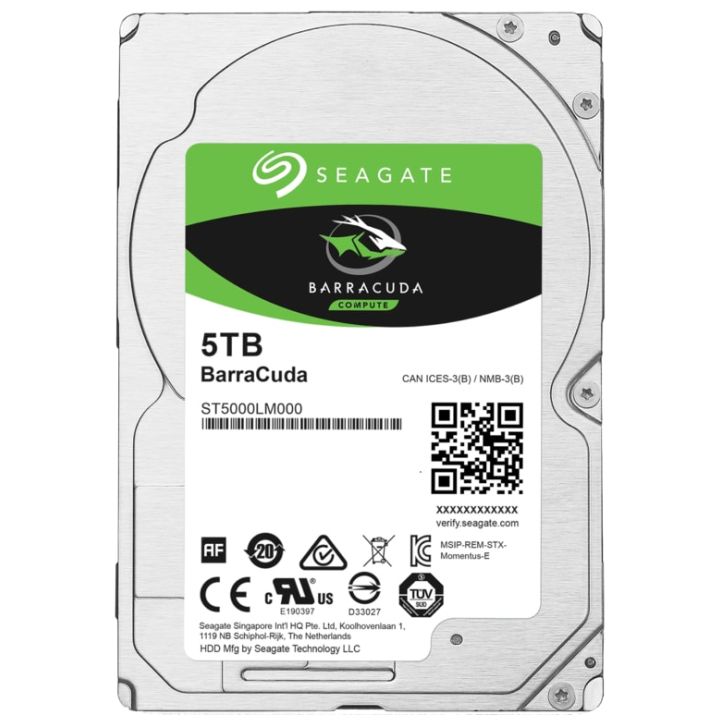 5TB Seagate BarraCuda Desktop ST5000LM000