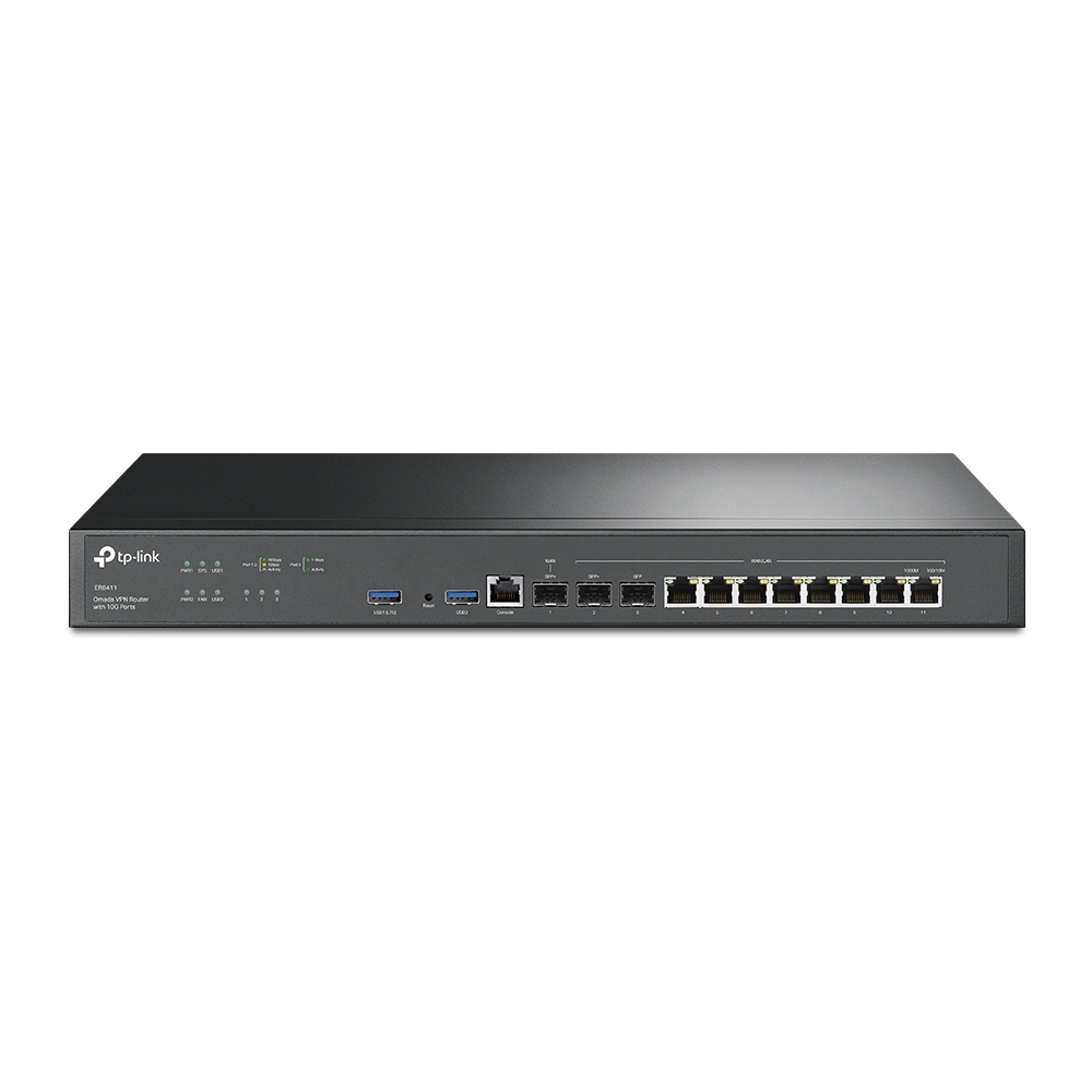 TP-Link Omada VPN Router with 10G Ports ER8411