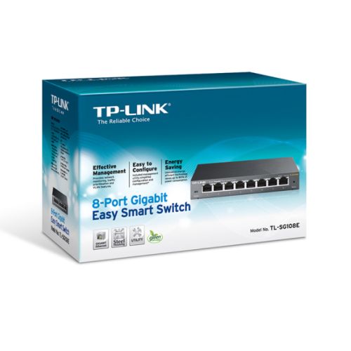 TP-LINK Easy Smart 8-Port Gigabit Switch TL-SG108E