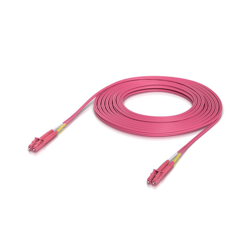 Ubiquiti OM4 Duplex LC UPC Fiber Patch Cable, 10m