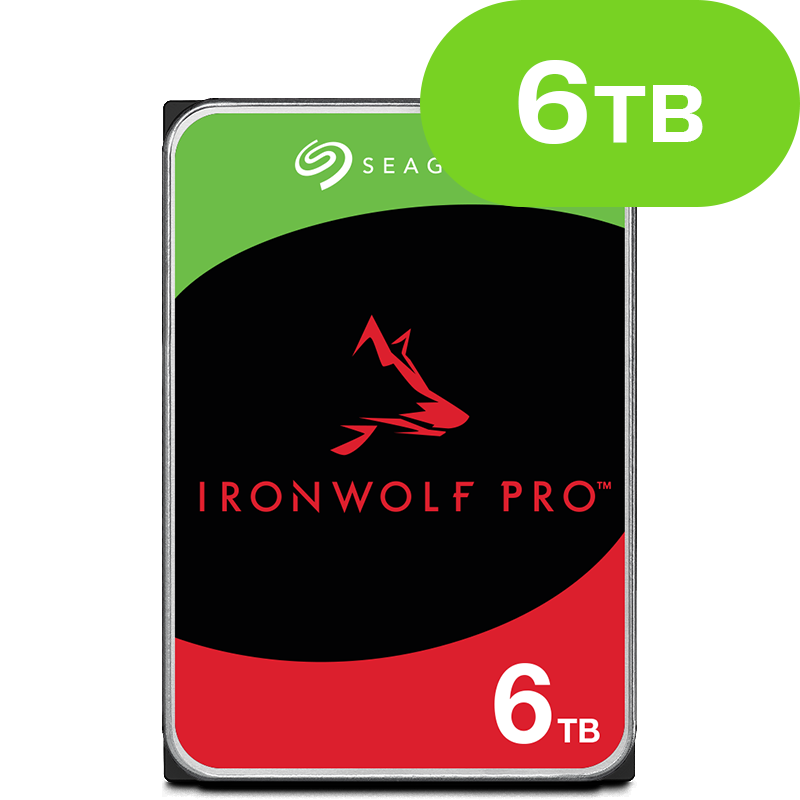 6TB Seagate Guardian IronWolf Pro NAS ST6000NT001