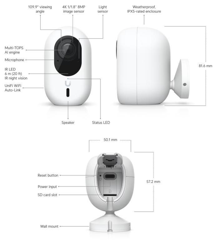 Ubiquiti UniFi Camera G6 Instant UVC-G6-INS-W