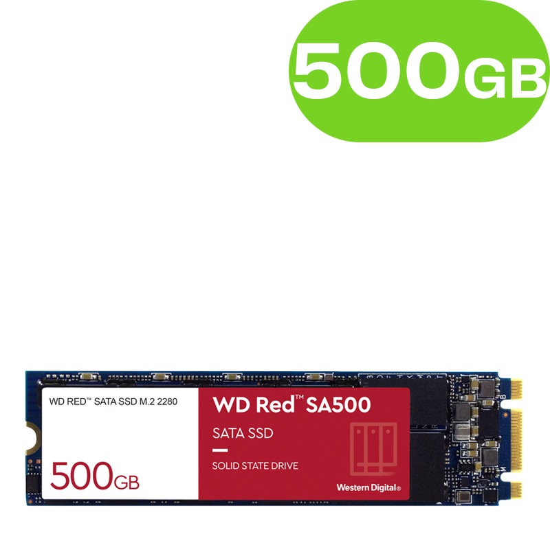 500GB WD RED SA500 NAS SATA M.2 2280 SSD WDS500G1R0B