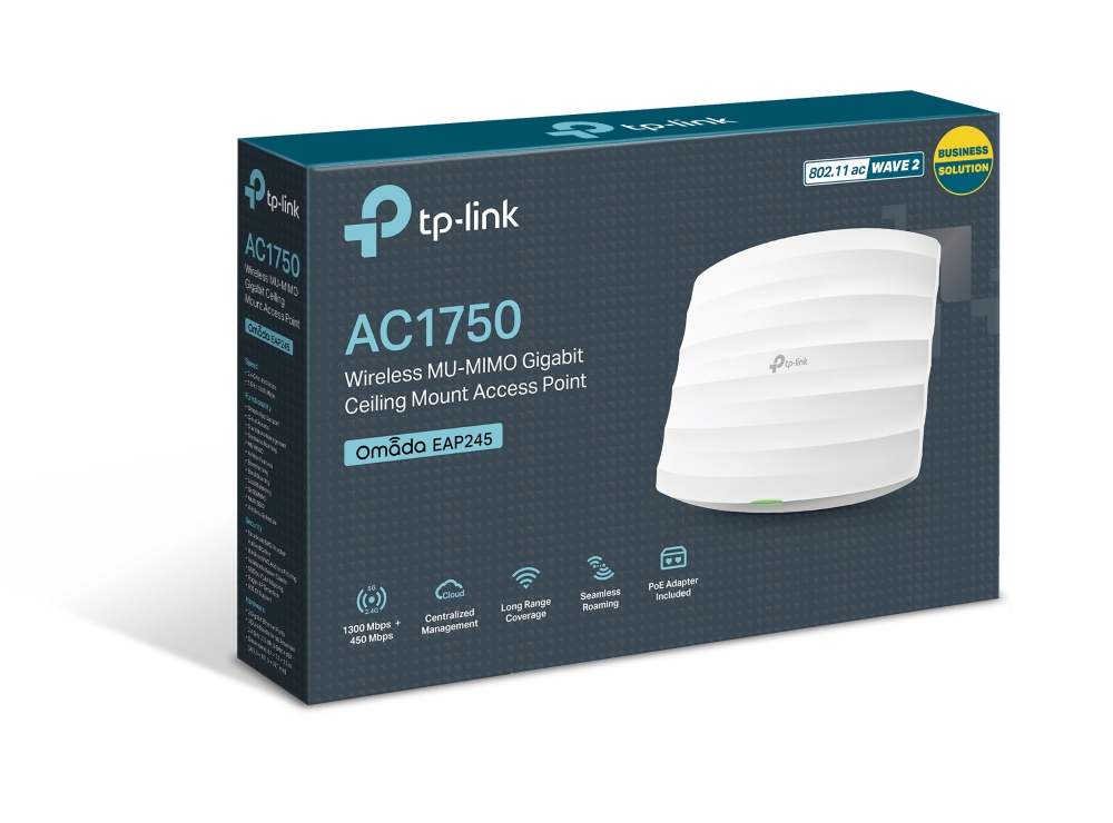 TP-LINK AC1750 MU-MIMO Gigabit Access Point EAP245(5-PACK)