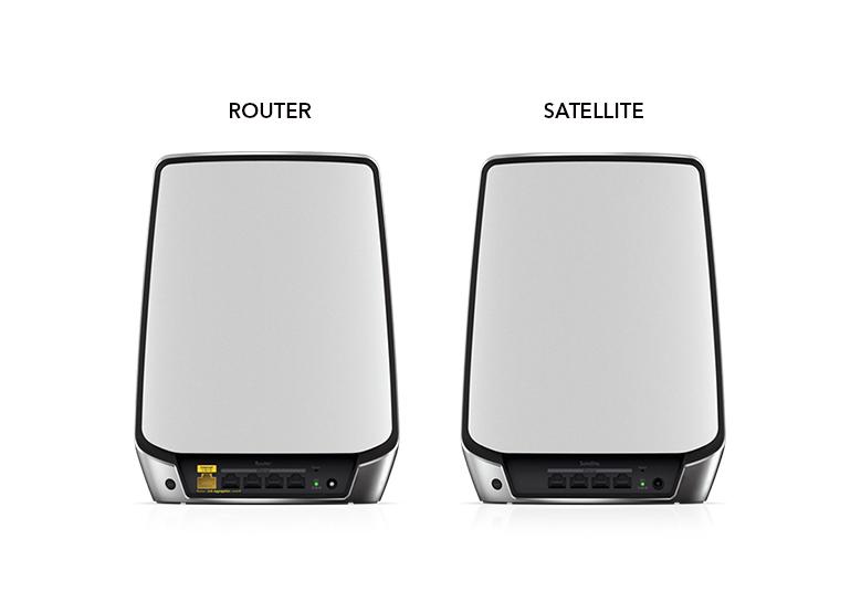 Netgear Orbi WiFi System 1GbE, 2.5GbE  Wi-Fi 5, Wi-Fi 6  Tri-Band RBK852-100EUS