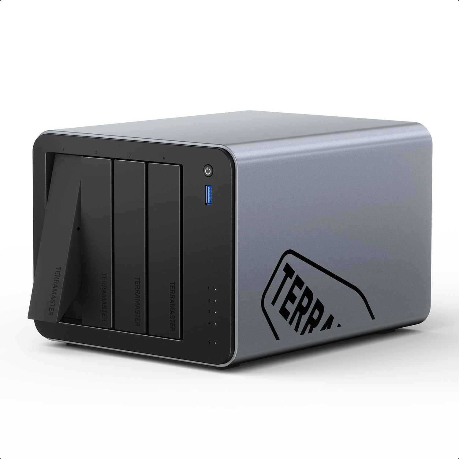 TerraMaster F4-425 Pro -N305 SMB 4-Bay NAS *Gunmetal Gray*