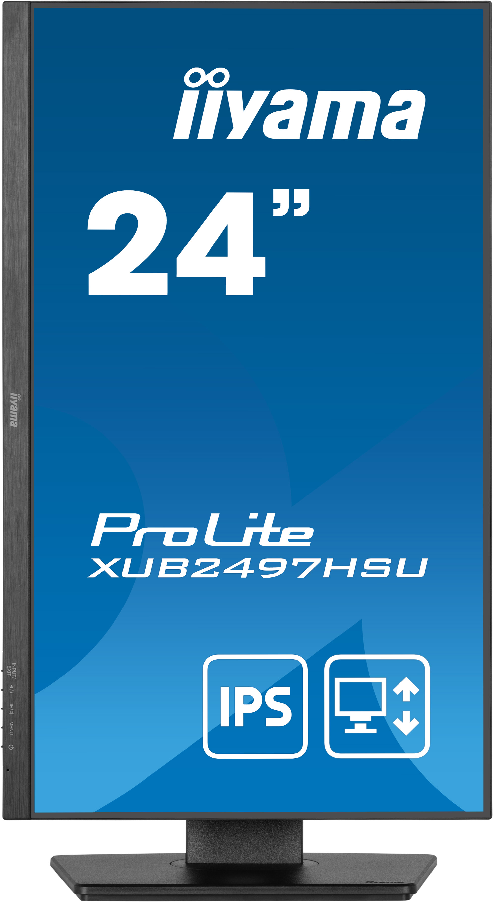 iiyama ProLite XUB2497HSU-B2 24 inch IPS 100Hz monitor met USB-Hub