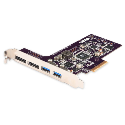 Caldigit 2 port PCI-e SATA 6G  2 port USB 3.0 Combo Host Adapter [FASTA-6GU3]