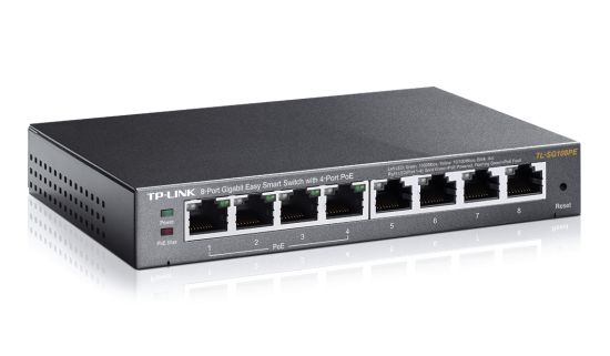 TP-LINK 8-Port Gigabit Easy Smart Switch TL-SG108PE