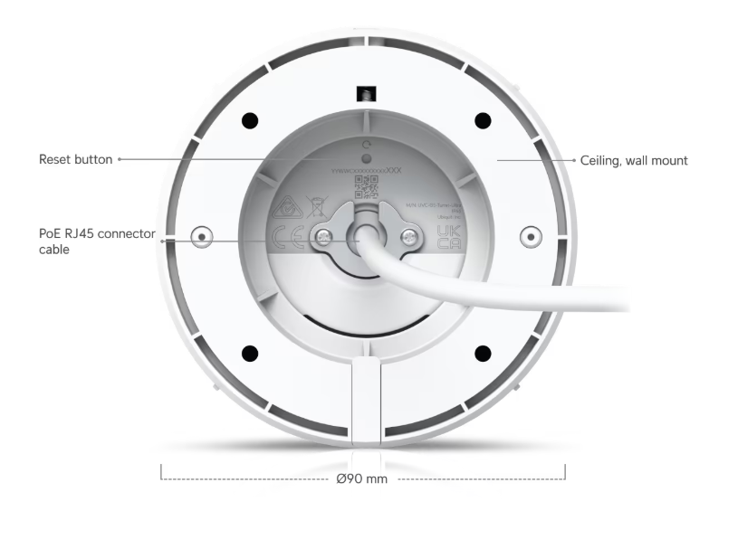 Ubiquiti Camera G5 Turret Ultra Wit
