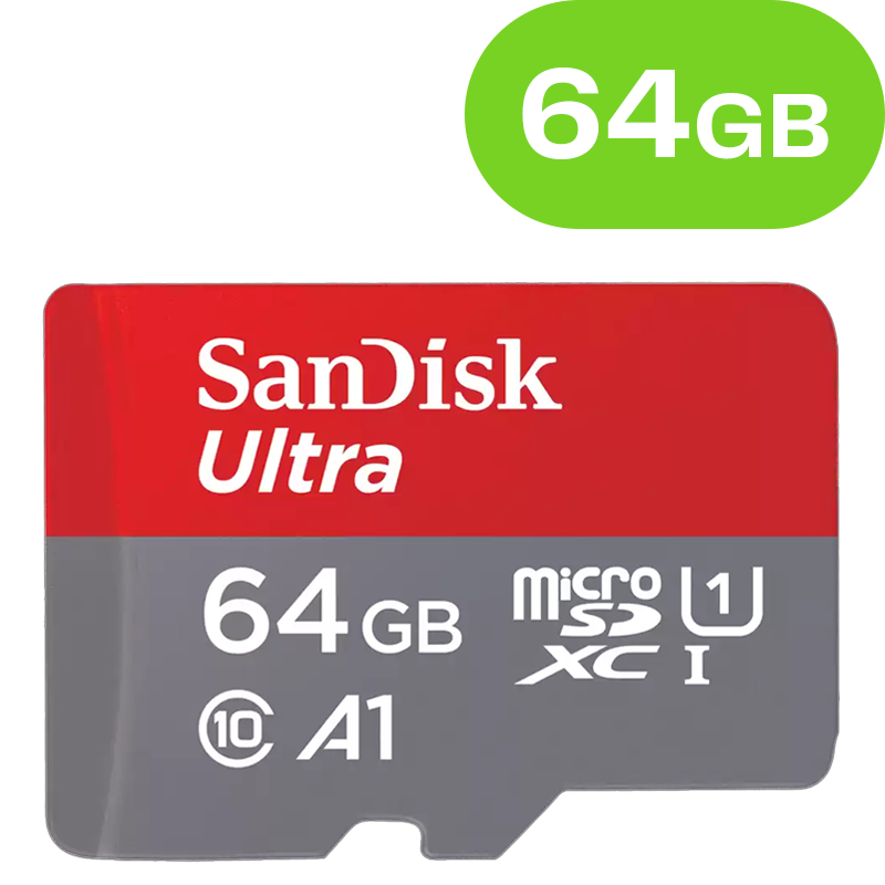 SanDisk Ultra microSD with SD Adapter 64GB SDSQUAB-064G-GN6MA