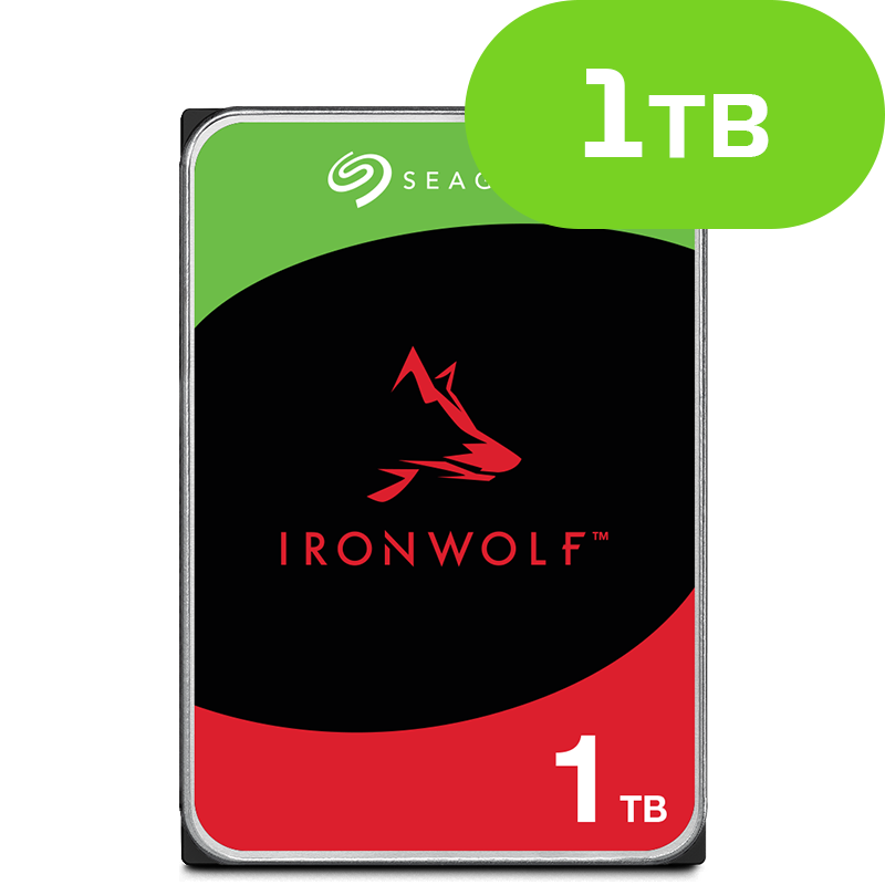 1TB Seagate Guardian IronWolf NAS 3.5 inch ST1000VN008