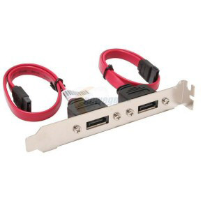 2 x Sata naar 2 x Sata Bracket