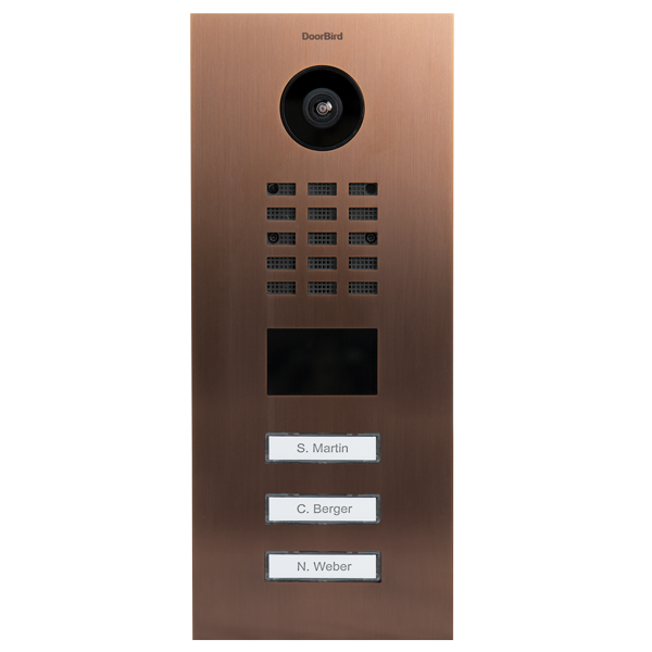 DoorBird IP Video Door Station D2103BV (In-wall/surface-mounted housing and power supply not included)