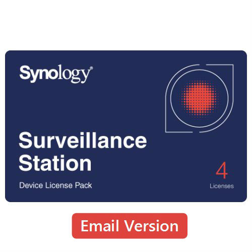 Synology Device License Pack x 4 (e-mail versie)