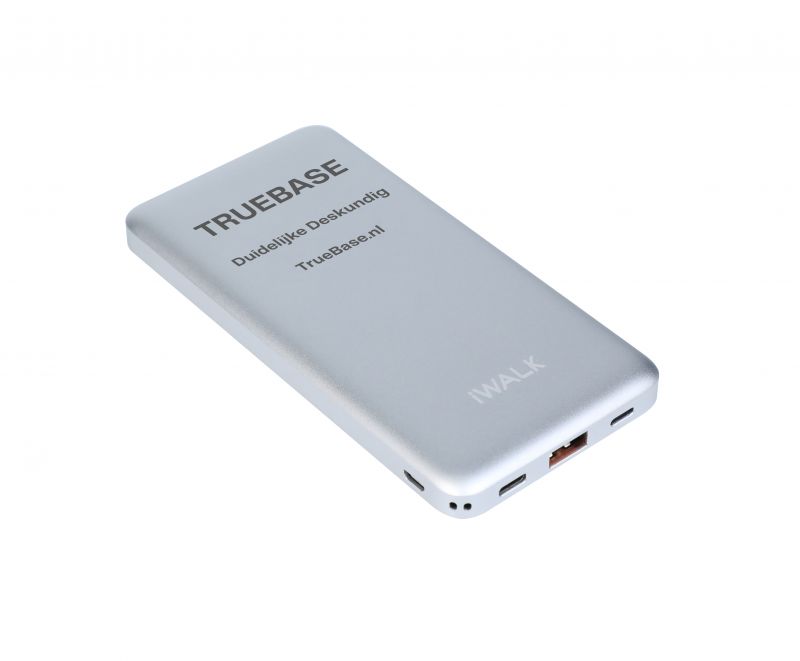 iWalk Chic PD 10000mAh Powerbank met TrueBase logo