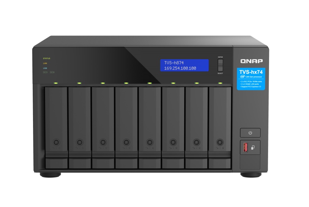 QNAP TVS-h874-i5-32G 8-bay NAS