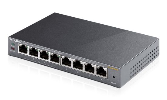TP-LINK 8-Port Gigabit Easy Smart Switch TL-SG108PE