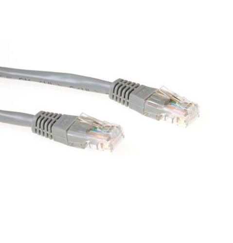 ACT U/UTP 10 meter CAT6 patchcable grey