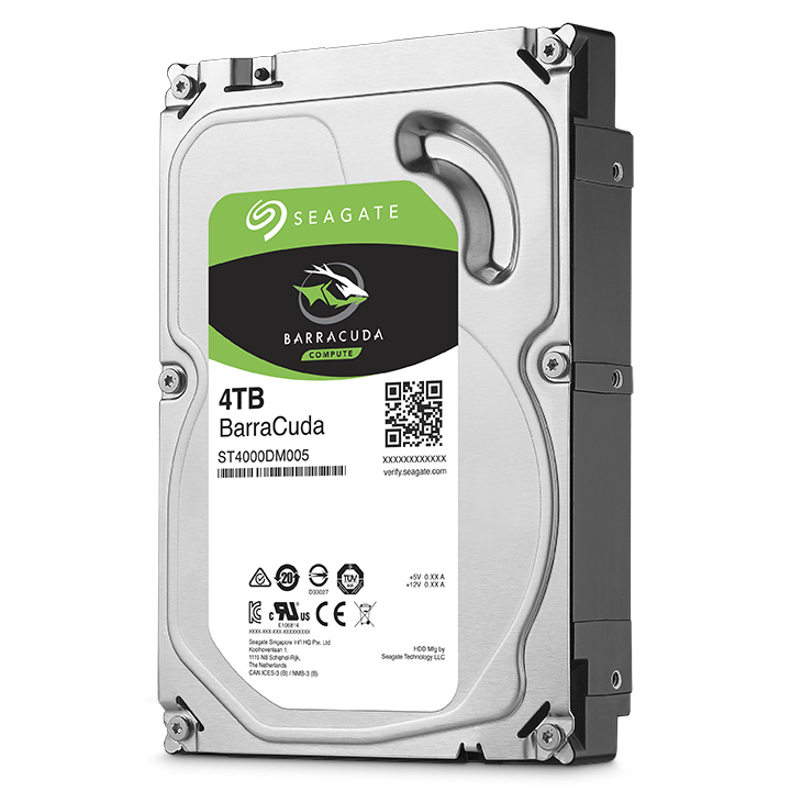 4TB Seagate Guardian BarraCuda 3,5 inch HDD ST4000DM005