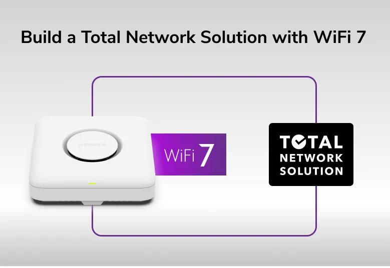 Netgear PoE 10G Wi-Fi 7 2.4 GHz, 5 GHz, 6 GHz WBE750-100EUS