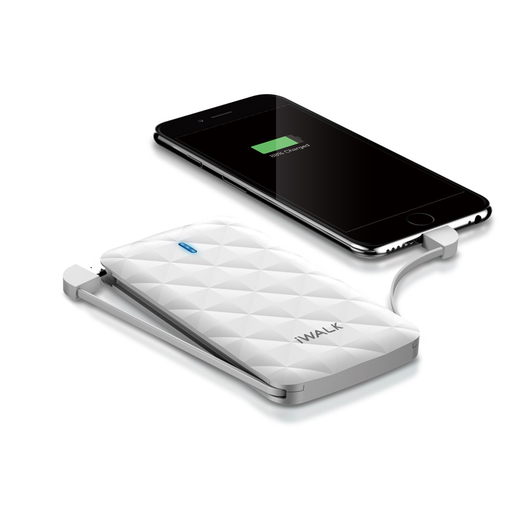 iWalk Duo 3000mAh Powerbank Wit