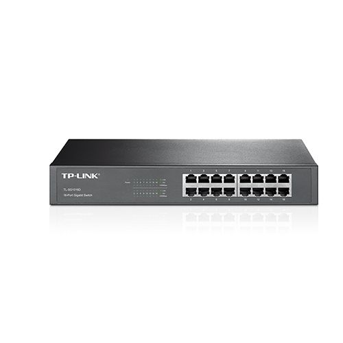 TP-LINK Unmanaged 16-Port Gigabit Desktop/Rackmount Switch TL-SG1016D