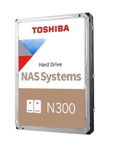 4TB Toshiba N300 NAS HDD 7200 rpm 3,5 inch HDWG440UZSVA