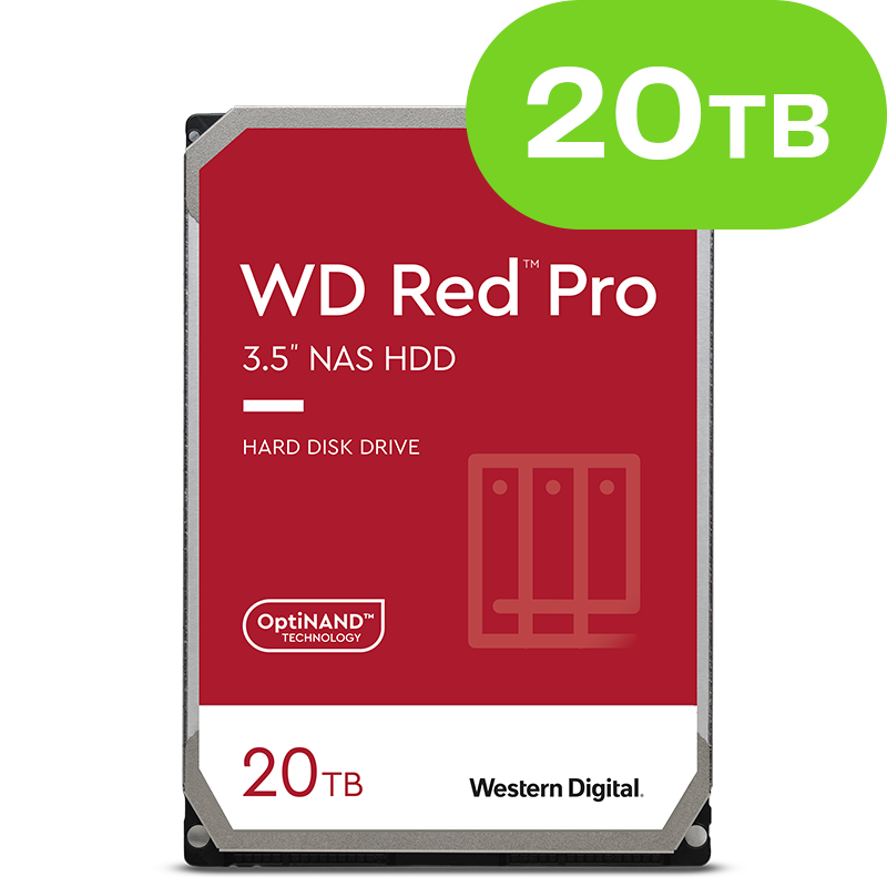 20TB WD RED Pro NAS HDD WD201KFGX