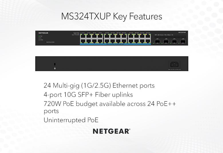 Netgear L2 smart switch MS324TXUP-100EUS