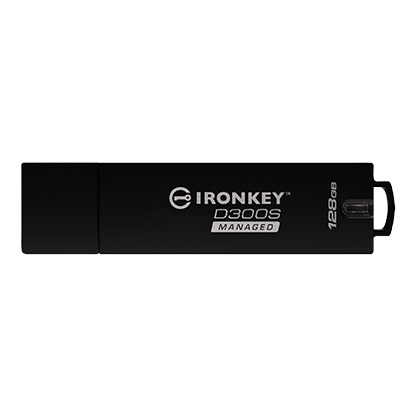 128GB Kingston IronKey D300S USB Managed USB 3.1 Gen 1 FIPS 140-2 IKD300SM/128GB