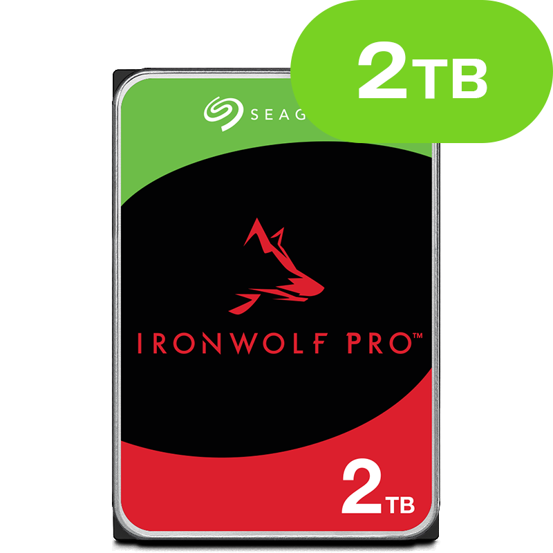 2TB Seagate Guardian IronWolf Pro NAS 3,5 inch ST2000NT001