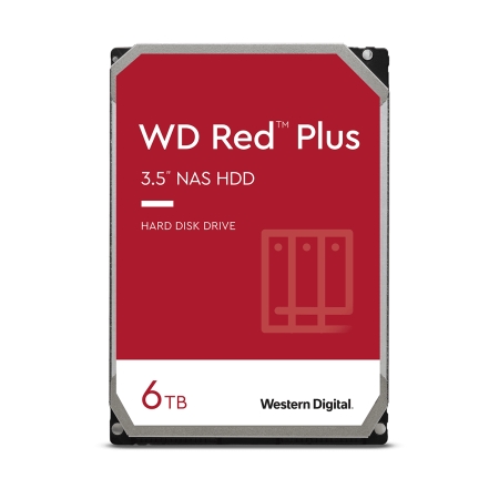 6TB Western Digital RED Plus HDD WD60EFPX