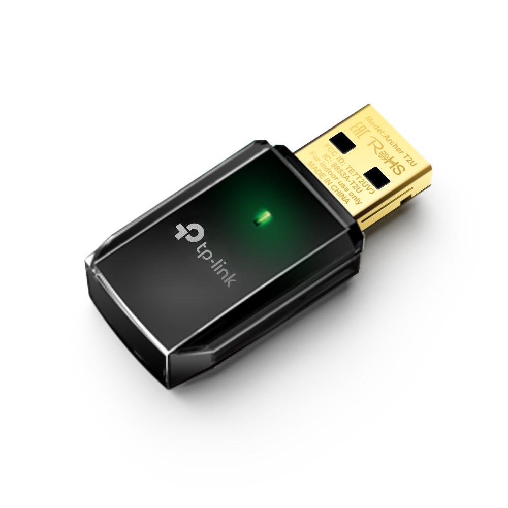 TP-Link AC600 Mini Dual Band Wi-Fi USB Adapter Archer T2U