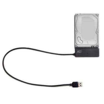 ACT 2,5 inch  en 3,5 inch  SATA HDD SSD naar USB 3.2 Gen1 adapterkabel AC1515