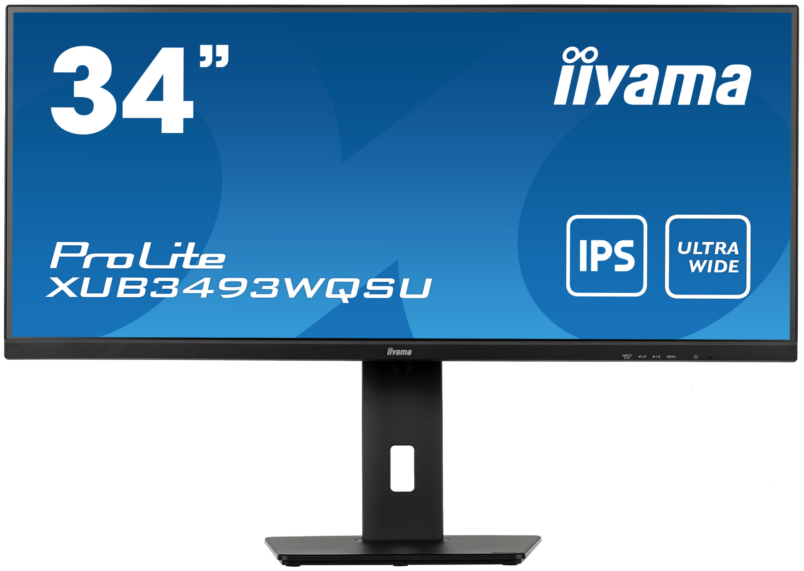 iiyama ProLite XUB3493WQSU-B5 34” IPS ultra breed scherm zwart monitor