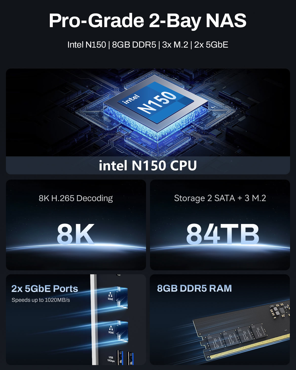 TerraMaster F2-425 Plus SMB 2-Bay NAS  