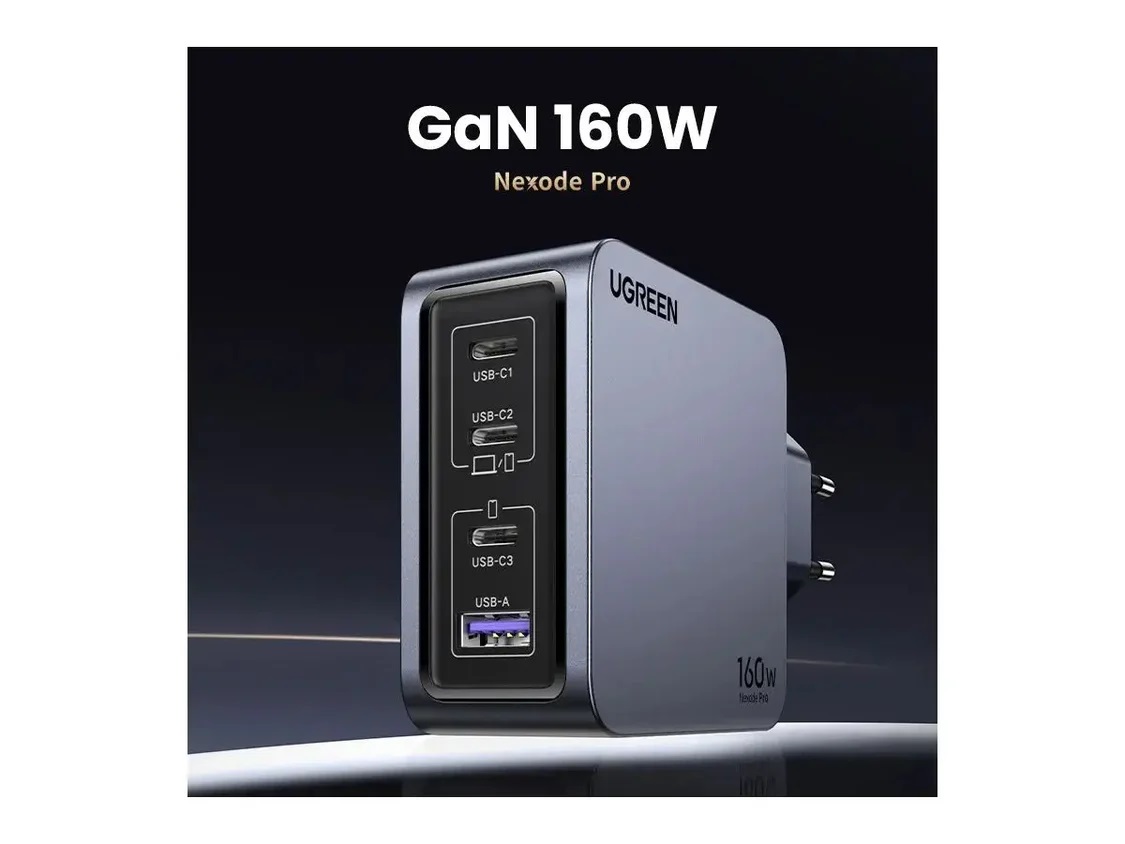 UGREEN Nexode Pro 160W 4-Port GaN Fast Charger Set EU 25877