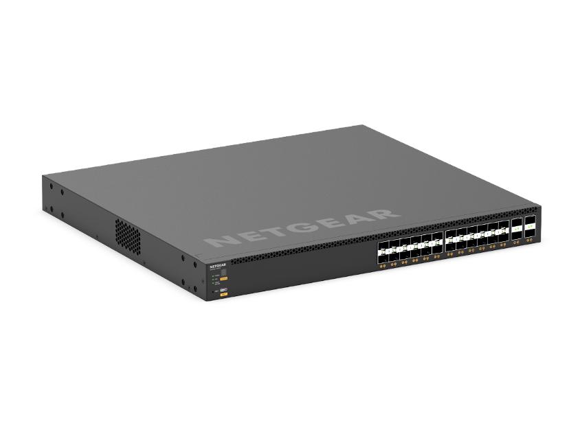 Netgear L3 24x10 Gigabit SFP+ + 8x25 Gigabit SFP28 managed switch M4350-24F4V XSM4328FV-100NES
