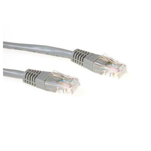 ACT U/UTP 0.25 meter CAT6 patchkabel grijs