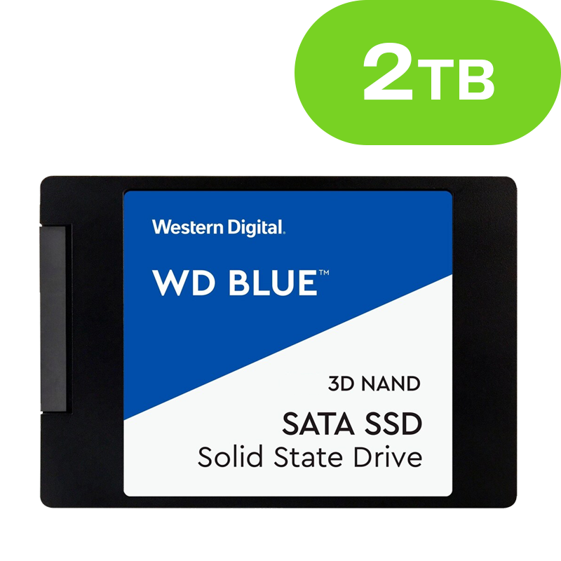 2TB WD Blue SA510 SATA M.2 2280 SSD WDS200T3B0A