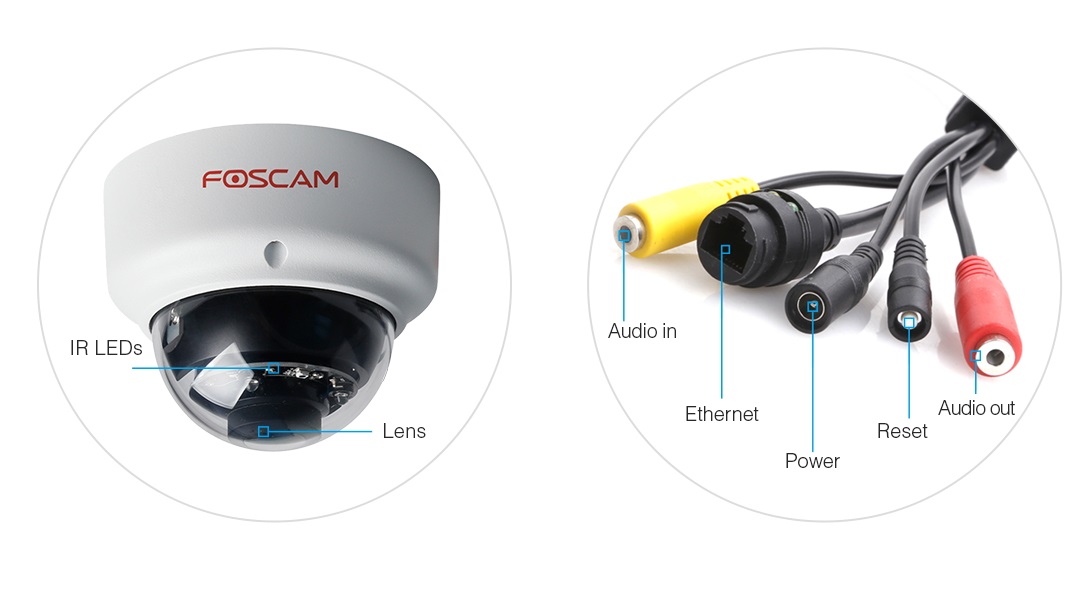 Foscam FI9961EP Full HD POE 2MP IP Camera