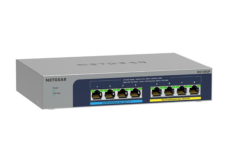 Netgear 8 port PoE++ Unmanaged Switch MS108UP-100EUS