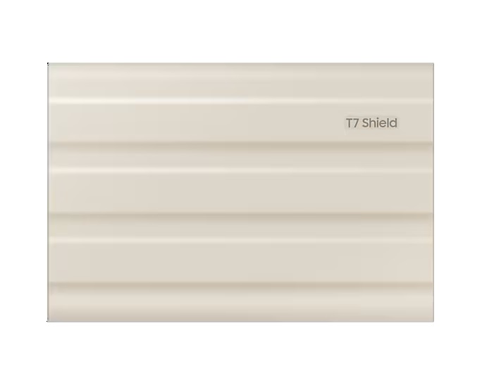 1TB  Samsung Portable SSD T7 Shield MU-PE1T0K - Beige