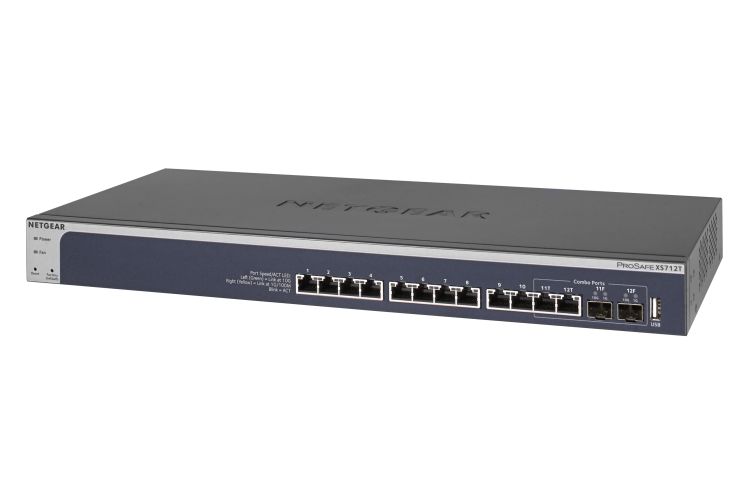Netgear XS712Tv2 10-Gigabit Smart Managed Pro Switch