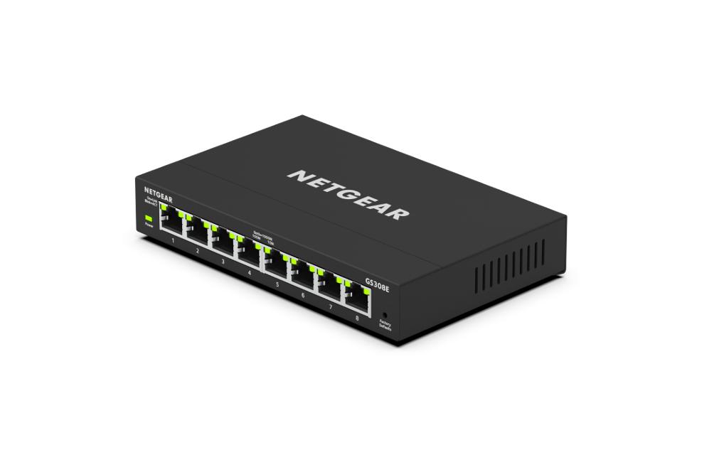 Netgear L3 8x10/100/1000 300 Series Gigabit Ethernet Plus-switch GS308E-400EUS